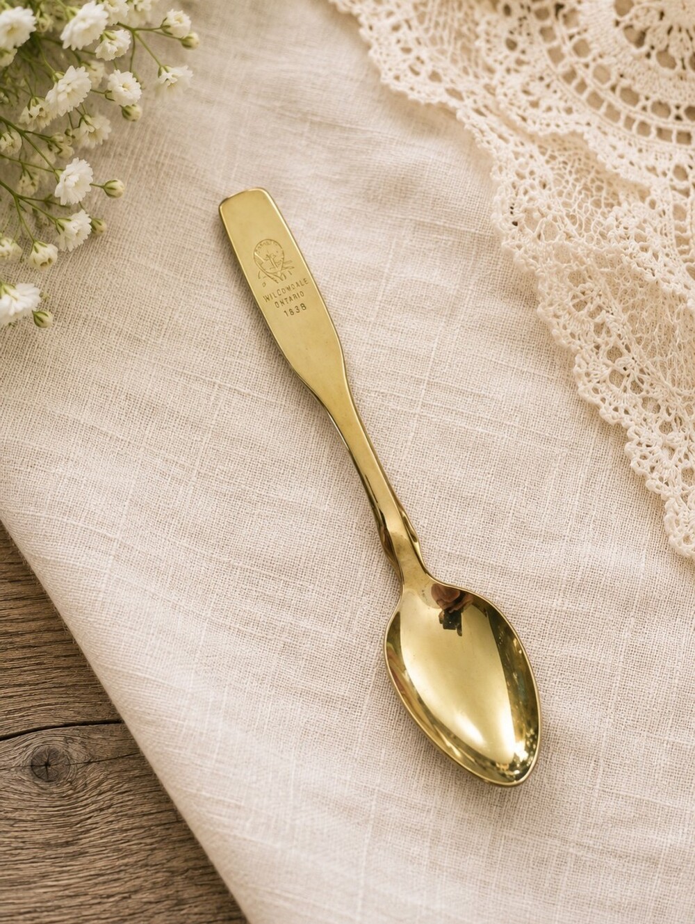 Gold-Colored Sir Charles Tupper Spoon